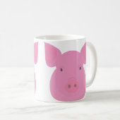 Schwein Kaffeetasse (VorderseiteRechts)