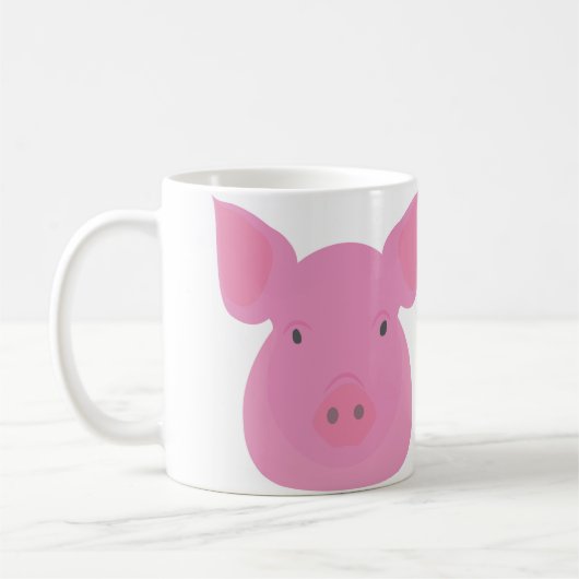 Schwein Kaffeetasse (Links)