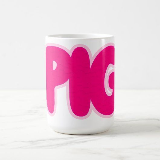 Schwein Kaffeetasse (Mittel)