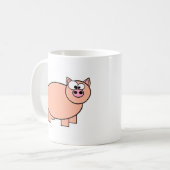 Schwein Kaffeetasse (Vorderseite Links)