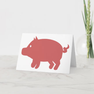 Schwein Karte
