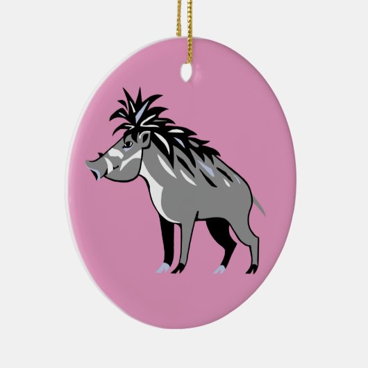 Schwein - Keramik Keramik Ornament (Rechts)