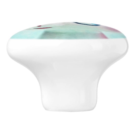 Schwein Keramikknauf (Seitenansicht)