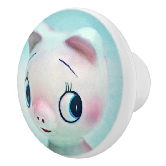 Schwein Keramikknauf (Rechts)