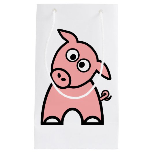 Schwein Kleine Geschenktüte (Vorderseite)
