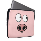 Schwein Laptopschutzhülle (Vorne Rechts)