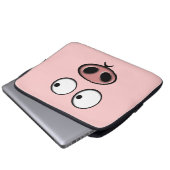 Schwein Laptopschutzhülle (Vorne Knopf)