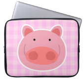 Schwein Laptopschutzhülle (Vorderseite)