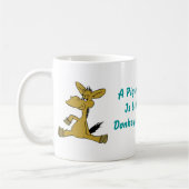 Schwein-Lippenstift-besserer Esel keine Kaffeetasse (Links)