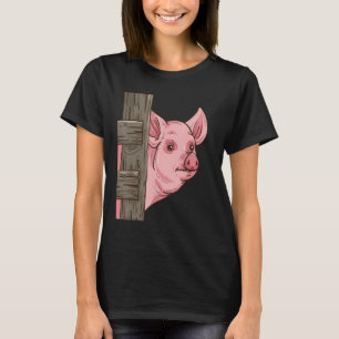 Schwein Lover Bauer Schwein Männer Niedlich Schwei T-Shirt