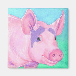 Schwein-Magnet - "dieses kleine Piggy " Magnet