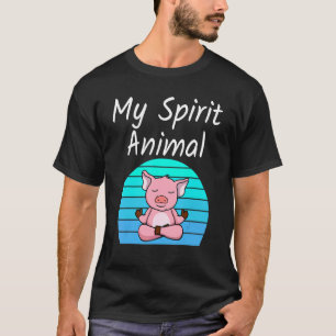 Schwein Mein Seelen-Tier Entspannende Vermittlung T-Shirt