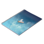 Schwein mit Flügelheft Notizblock (Linke Seite)