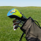 Schwein mit Zeichen Golf Headcover (In SItu)