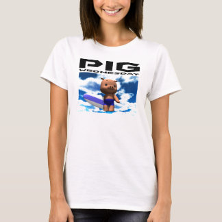 Schwein Mittwoch - der blaue Himmel T-Shirt