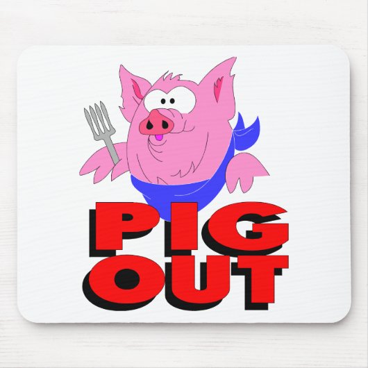 Schwein Mousepad (Vorne)