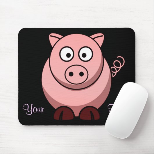 Schwein Mousepad (Mit Mouse)