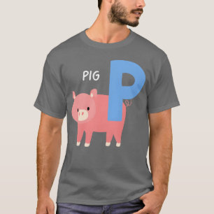 Schwein Name Tier Lustiger Junge T-Shirt