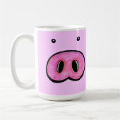 Schwein-Nasen-Kaffeetasse Kaffeetasse (Links)
