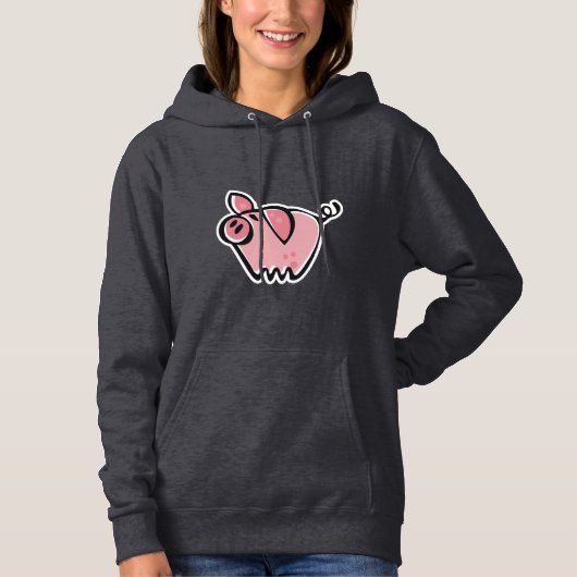 Schwein, Niedlich Hoodie (Vorderseite)