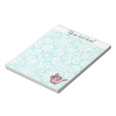 Schwein, Niedlich Notizblock (Rotiert)