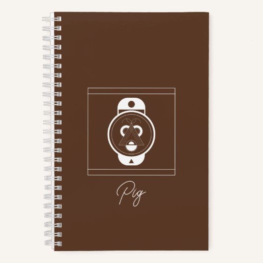 Schwein Notizblock (Vorderseite)