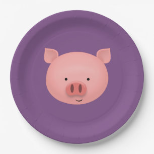 Schwein Pappteller
