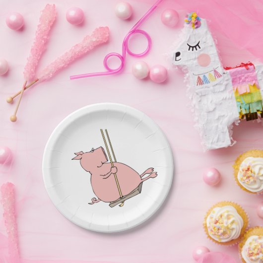 Schwein Pappteller (Party)