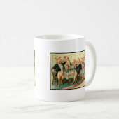 Schwein-Party Kaffeetasse (VorderseiteRechts)