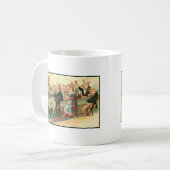 Schwein-Party Kaffeetasse (Vorderseite Links)