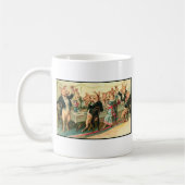 Schwein-Party Kaffeetasse (Links)