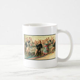Schwein-Party Kaffeetasse