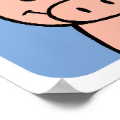 Schwein Poster (Ecke)