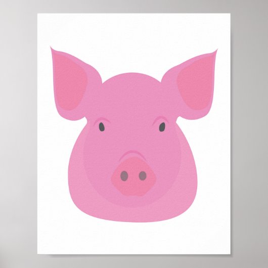 Schwein Poster (Vorne)