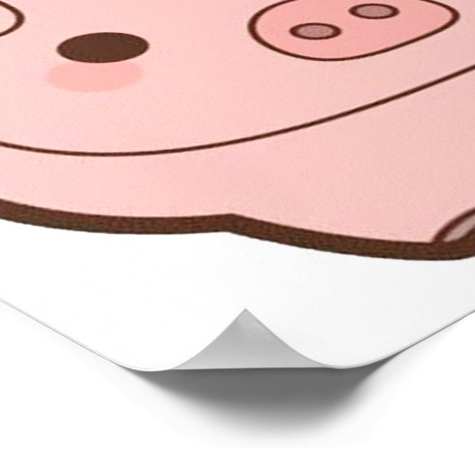 SCHWEIN POSTER (Ecke)