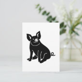 Schwein Postkarte (Stehend Vorderseite)