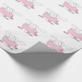 Schwein-Regel! Geschenkpapier (Ecke)