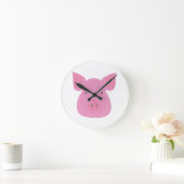 Schwein Runde Wanduhr (Zuhause)