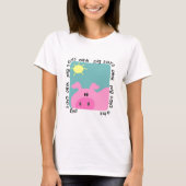 Schwein sagt Oink T-Shirt (Vorderseite)