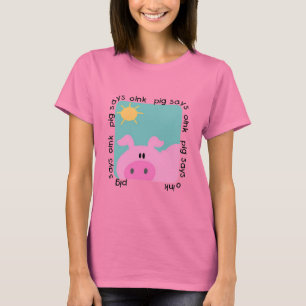 Schwein sagt Oink T-Shirts und Geschenke