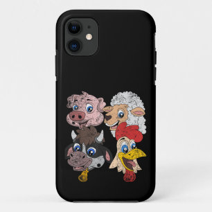 Schwein Schaf Kuh Huhn Kinder Kleinkinder Lustig B Case-Mate iPhone Hülle