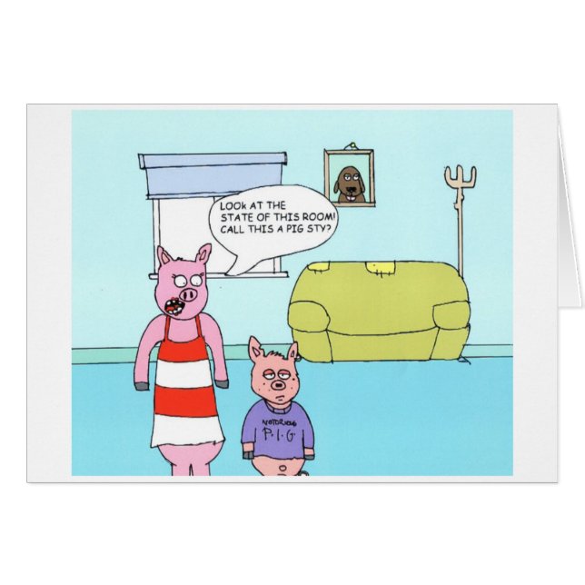 Schwein-Schweinestall (Vorderseite (Horizontal))