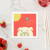 Schwein Serviette (Beispiel)