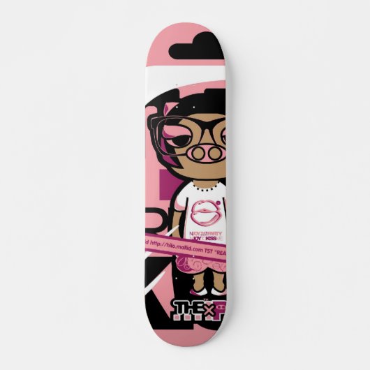 Schwein Skateboard (Vorne)