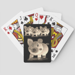 Schwein Spielkarten-Deck Spielkarten