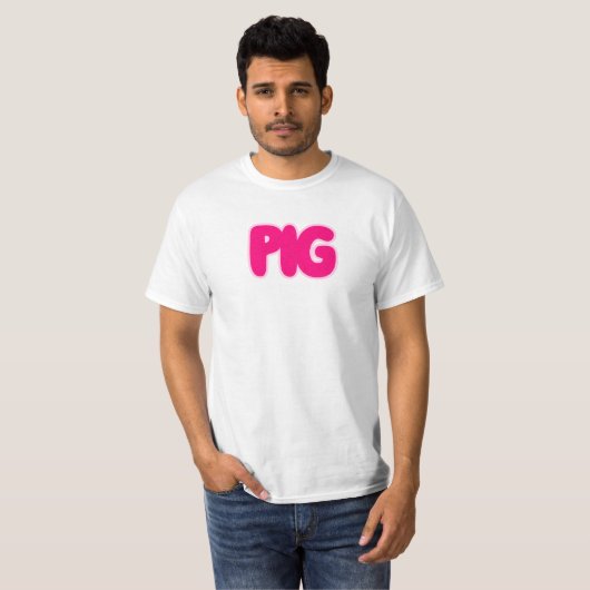 Schwein T-Shirt (Vorne ganz)