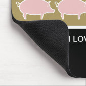 Schwein-Thema-Mausunterlagen Mousepad (Ecke)