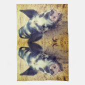 Schwein Tier Geschirrtuch (Vertikal)