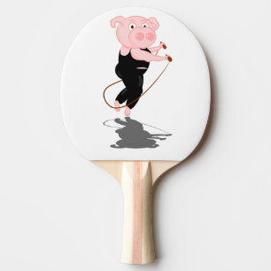 Schwein Tischtennis Schläger