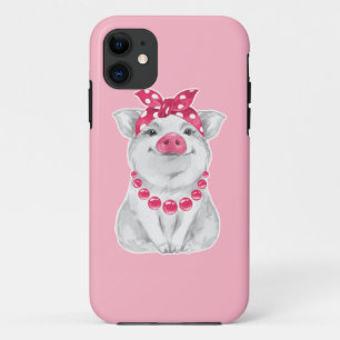 Schwein tragender Bandana Case-Mate iPhone Hülle